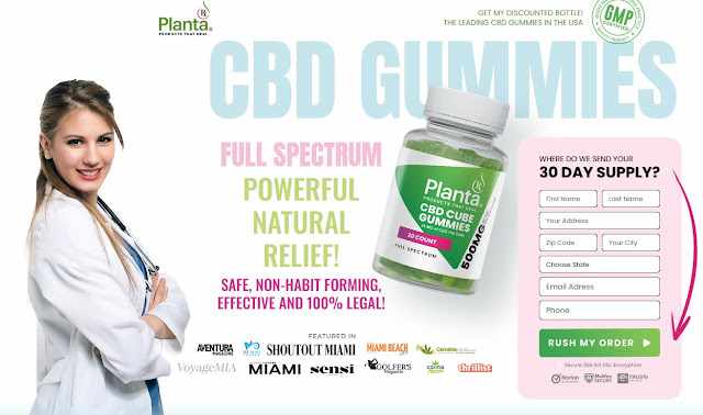 PlantaRX CBD Cube Gummies: A Safe Solution for Stress, Pain & Sleep