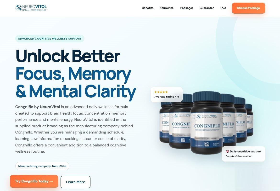 Congniflo Brain Support Reviews: Is This Brain Health Supplement Worth  Trying in 2026