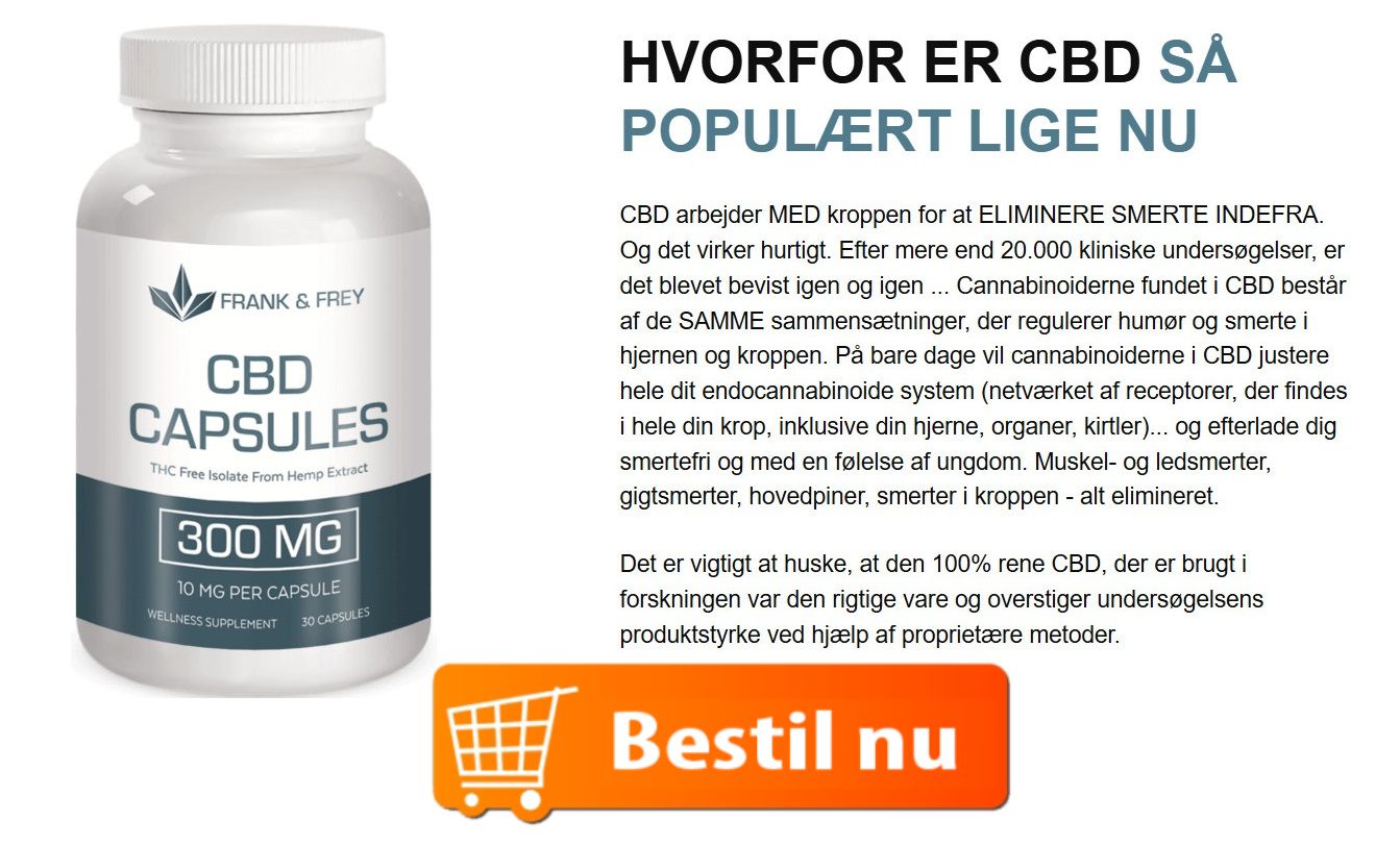 Frank & Frey CBD 300MG Kapsler