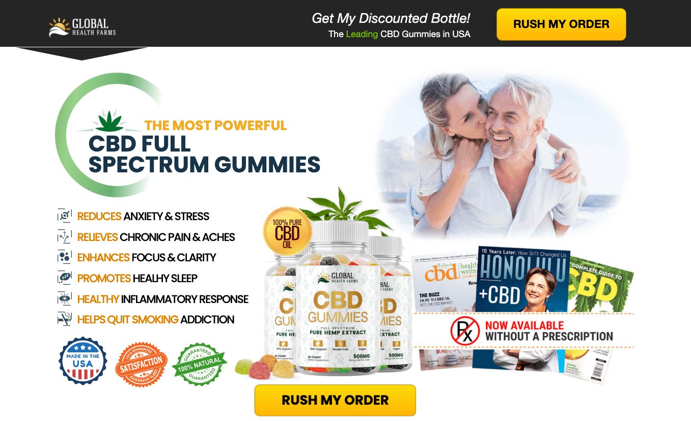 Buy Global Health Farms CBD Gummies USA