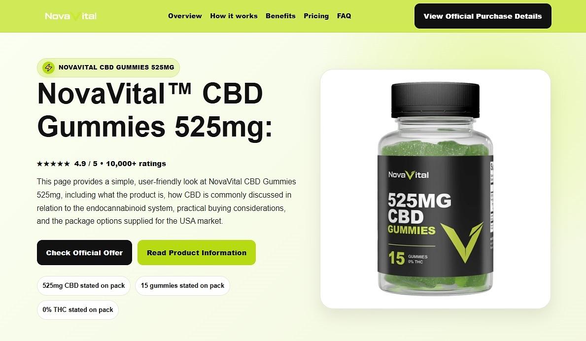 Dịch vụ - Nova Vital CBD Gummies &ndash; Official Reviews, Ingredients, Benefits  & How To Use | Diễn đ&agrave;n kế to&aacute;n Việt Nam