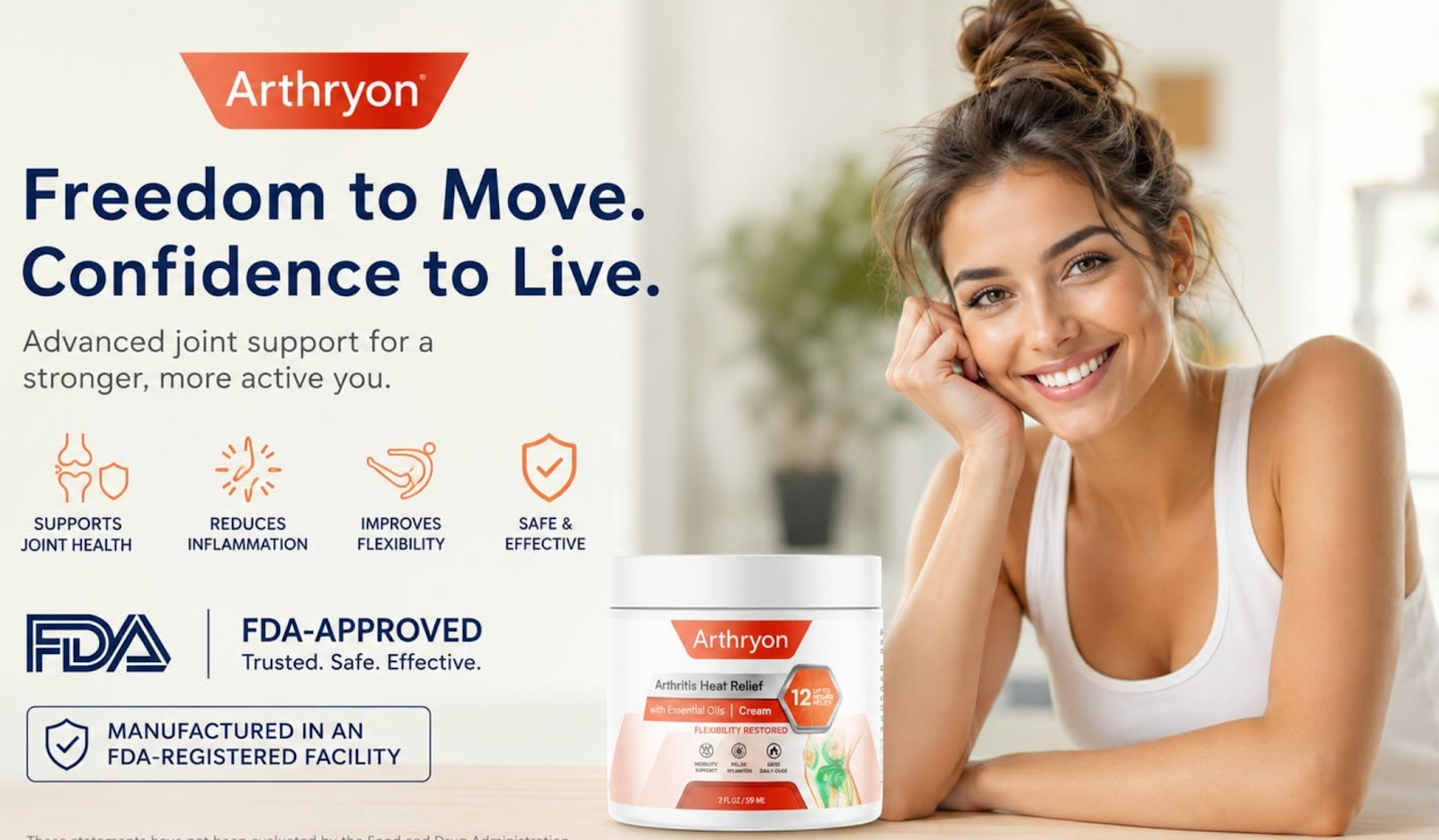 Arthryon Heat Relief Cream US UK AU CA NZ - official product Arthryon Heat Relief Cream US UK AU CA NZ - official product