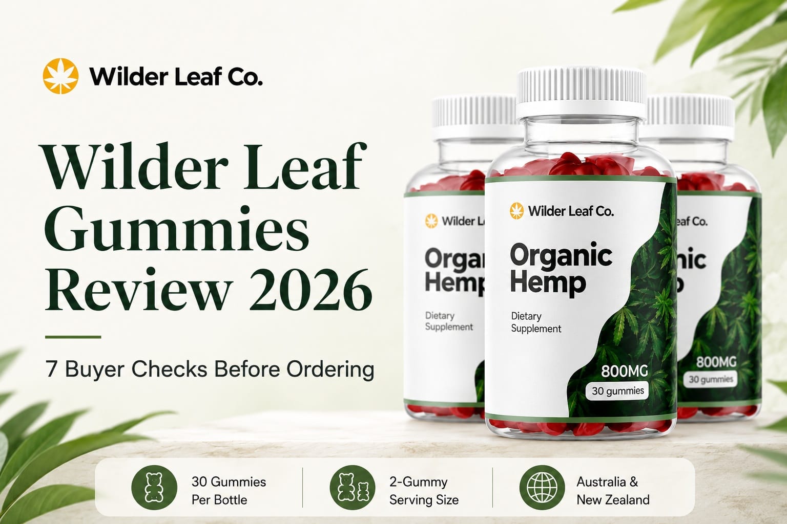 Wilder Leaf Organic Hemp Gummies Review 2026: What Buyers Should Know Before Ordering Wilder Leaf Organic Hemp Gummies Review 2026: What Buyers Should Know Before Ordering